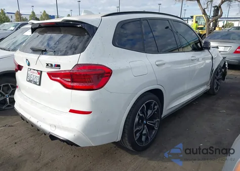 2021 BMW X3 M z USA, uszkodzony, nr VIN 5YMTS0C03M9E99584